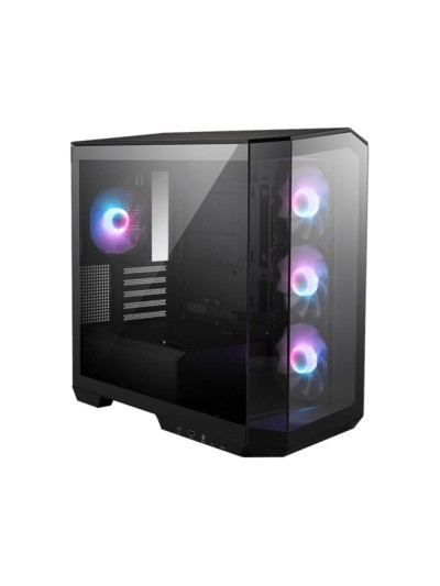 Caja ordenador gaming msi mag pano m100r pz micro atx rgb cristal templado black