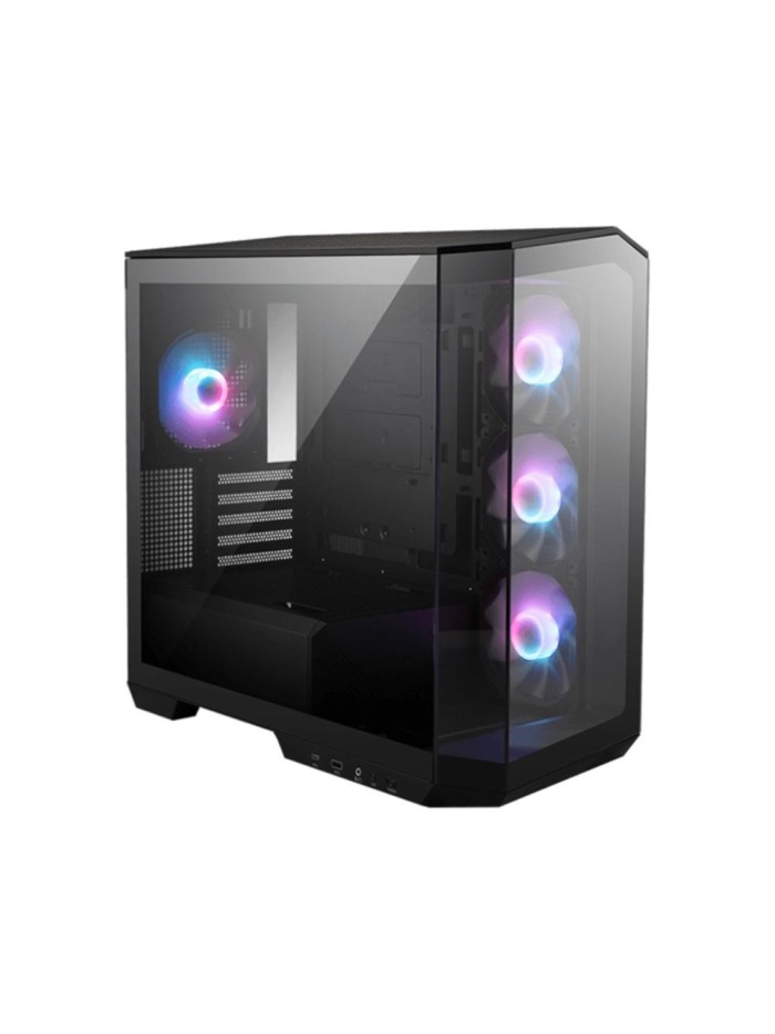 Caja ordenador gaming msi mag pano m100r pz micro atx rgb cristal templado black Caja ordenador gaming msi mag pano m100r pz micro atx rgb cristal templado black