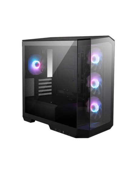 Caja ordenador gaming msi mag pano m100r pz micro atx rgb cristal templado black