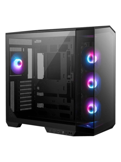 Caja ordenador gaming msi mag pano 100r pz atx rgb cristal templado negro