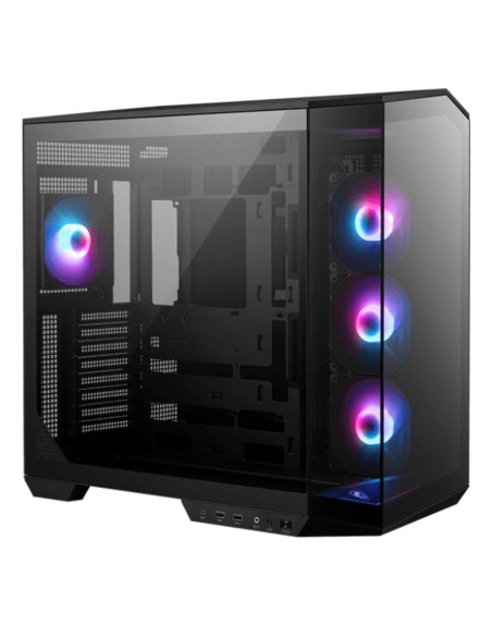 Caja ordenador gaming msi mag pano 100r pz atx rgb cristal templado negro