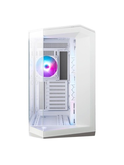 Caja ordenador gaming msi mag pano 100r pz atx rgb cristal templado blanco