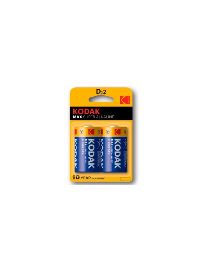 Blister pilas kodak alcalina max d lr20 1.5v - blister 2 pilas Blister pilas kodak alcalina max d lr20 1.5v - blister 2 pilas