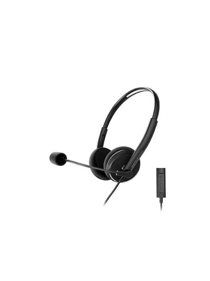 Auriculares micro energy sistem headset office 2+ negro supraural - 30mm - jack 3.5mm - antipop - 20hz - adaptador usb Auriculares micro energy sistem headset office 2+ negro supraural - 30mm - jack 3.5mm - antipop - 20hz - adaptador usb
