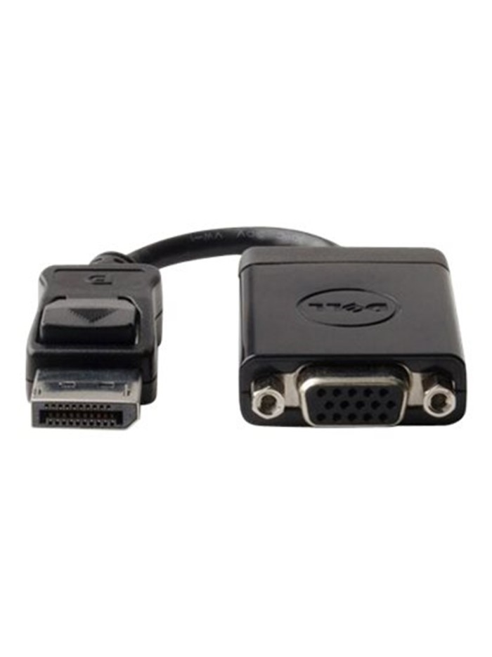 Adaptador displayport a vga dell macho - macho - negro Adaptador displayport a vga dell macho - macho - negro