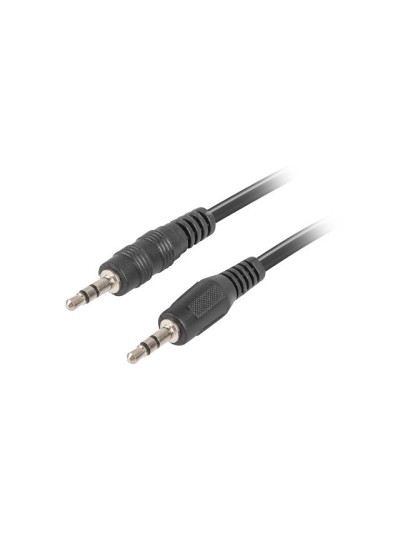 Cable estereo lanberg jack 3.5mm macho - jack 3.5mm macho 1.2m negro