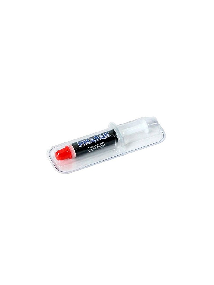 Pasta termica phasak syringe grey - silver 0.5 grams gaming