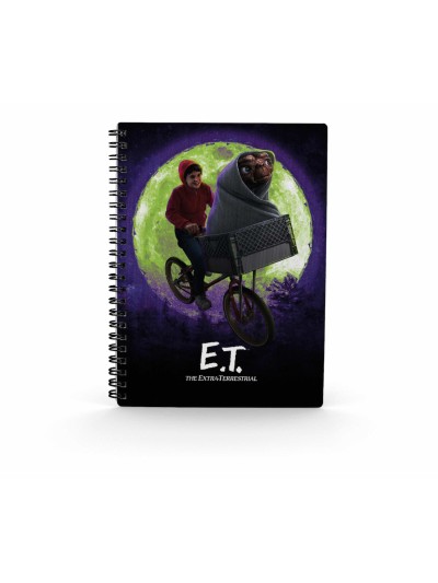 Libreta efecto 3d bici elliot e.t.