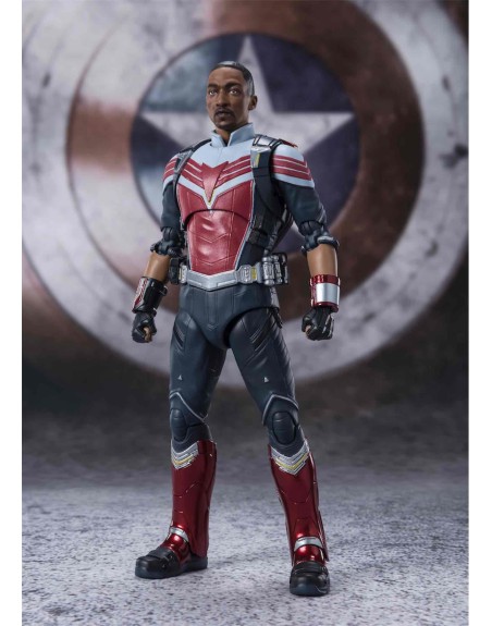 Figura tamashi nations falcon figura marvel the falcon and the winter soldier s.h. figuarts