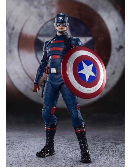 Figura tamashi nations capitan america john walker marvel the falcon and the winter soldier s.