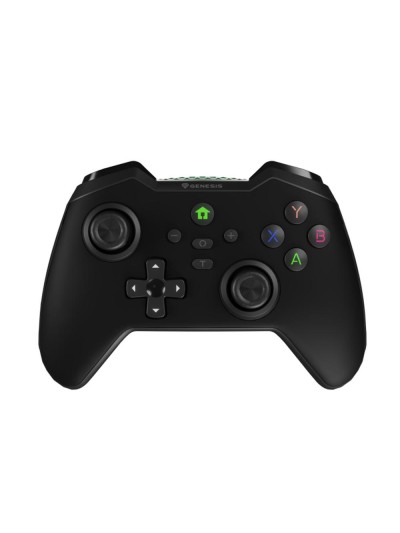 Gamepad genesis mangan 400 inalambrico para pc - switch - mobile negro