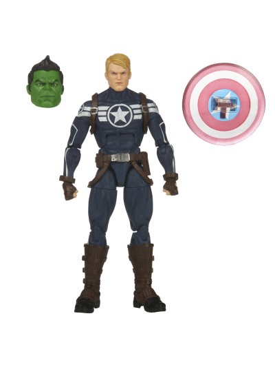 Figura hasbro marvel legends series comandante rogers