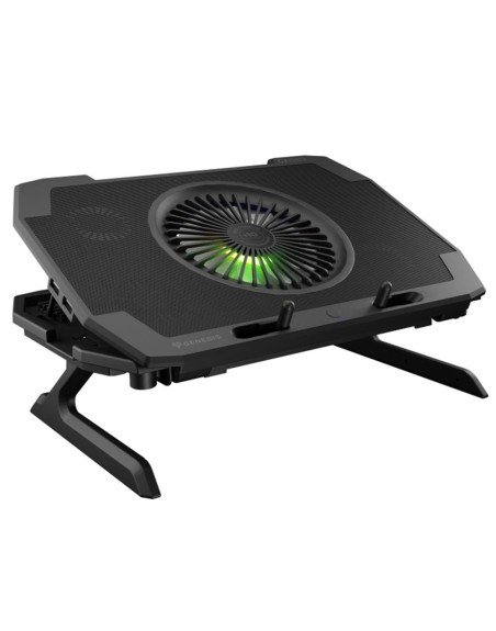Base refrigeradora genesis oxid 850 rgb para portatil 15.6 pulgadas - 17.3 pulgadas usb