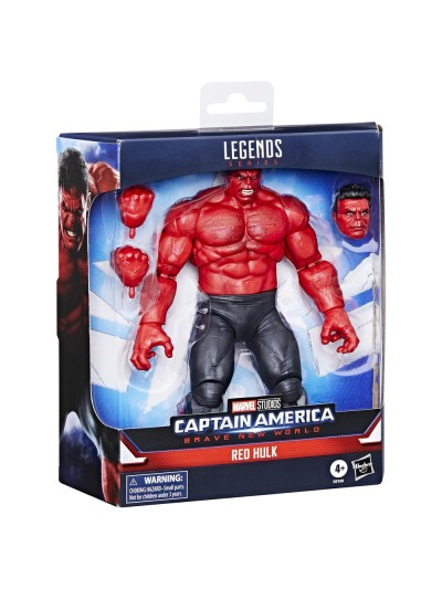 Figura hasbro legends series captain america brave new world - red hulk