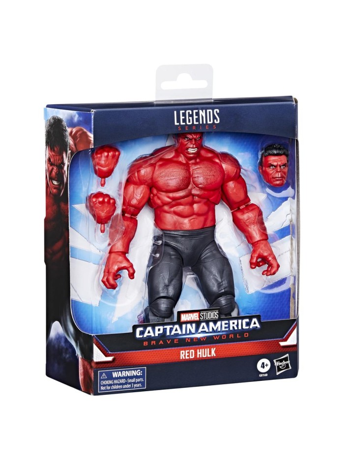 Figura hasbro legends series captain america brave new world - red hulk Figura hasbro legends series captain america brave new world - red hulk