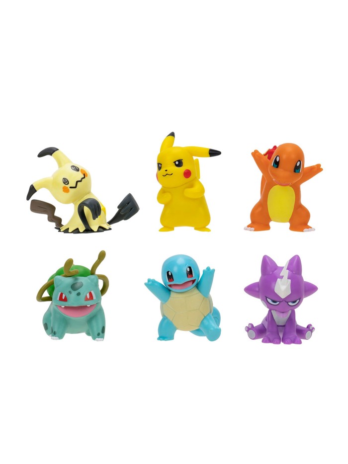 Figuras pokemon multipack 6 Figuras pokemon multipack 6