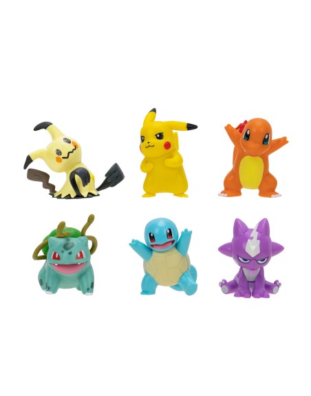 Figuras pokemon multipack 6