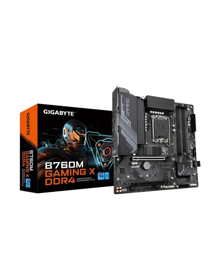 Placa base gigabyte b760m gaming x 1700 m - atx - 4x ddr4 - 4x sata 6gb - s - 3x usb 3.2 - 5x usb 2.0