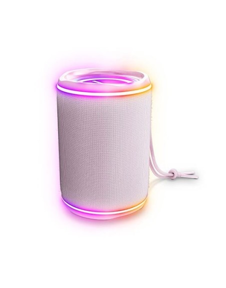 Altavoz energy sistem urban box supernova rosa - resistente al agua - 16w - tws - bluetooth 5.1 - rgb