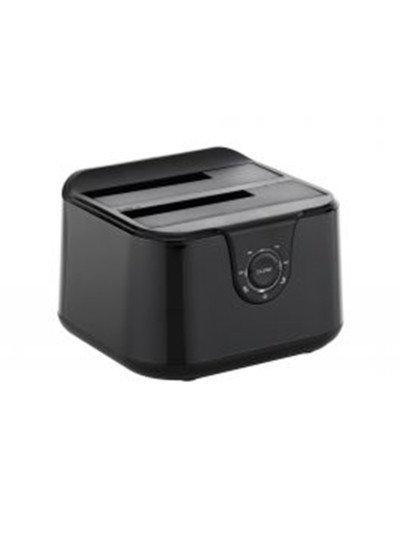 Base dock discos sata conceptronic 2 bahias 2.5 pulgadas - 3.5 pulgadas - usb tipo c - sata - funcion clonacion