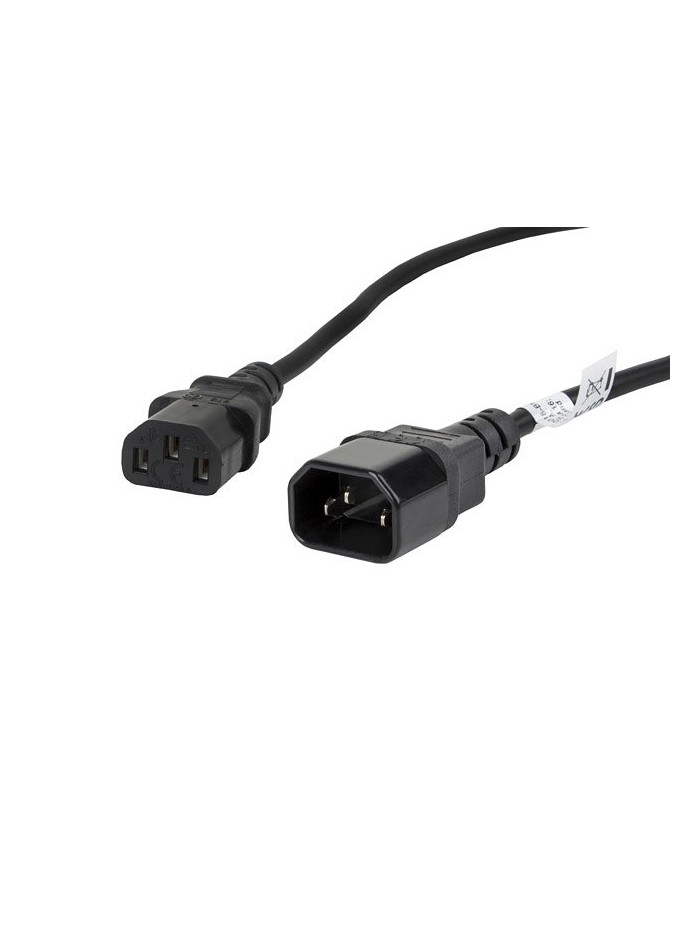 Cable alargador lanberg alimentacion cpu iec320 c13 h - iec320 c14 m vde 1.8m Cable alargador lanberg alimentacion cpu iec320 c13 h - iec320 c14 m vde 1.8m