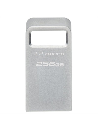 Datatraveler micro unidad flash usb 256 gb usb tipo a 3.2 gen 1 (3.1 gen 1) plata