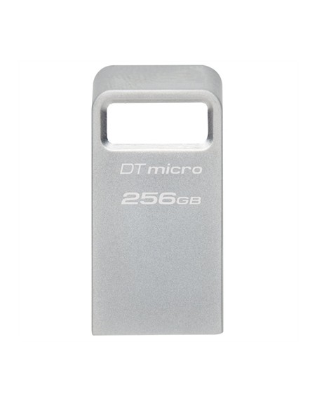 Datatraveler micro unidad flash usb 256 gb usb tipo a 3.2 gen 1 (3.1 gen 1) plata