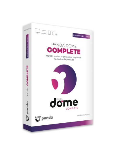 Antivirus panda dome complete 5 dispositivos 1 año caja