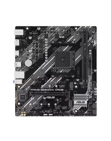 Placa base asus amd prime b550m - k argb socket am4 ddr4 x2 max 64gb 3200mhz hdmi displayport matx