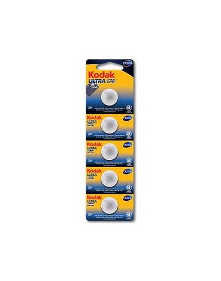 Blister pilas kodak boton litio ultra 2016 blister carton perforado - 5 pilas