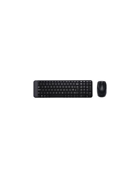 Teclado + mouse logitech mk220 wireless inalambrico ingles (eeuu)