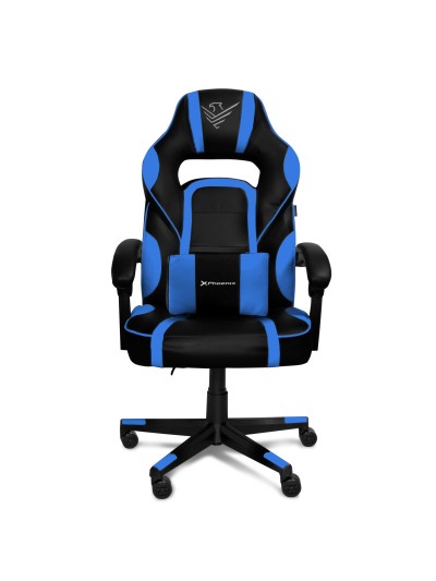 Silla gaming phoenix trophy cuero pu azul