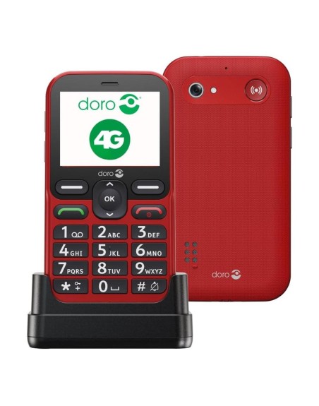 Telefono movil doro leva l10 - 2.4 pulgadas - 4g - rojo