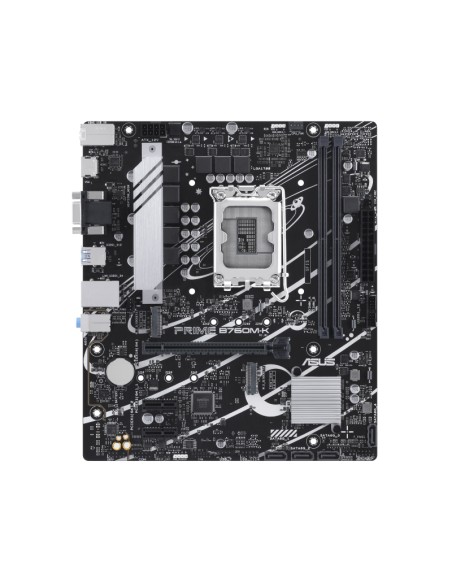 Placa base asus intel prime b760m - k socket 1700 ddr5 x2 max 96gb hdmi d - sub matx