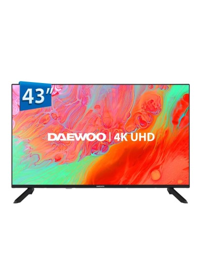 Tv daewoo 43 pulgadas led 4k uhd - 43dm65uv - smart tv