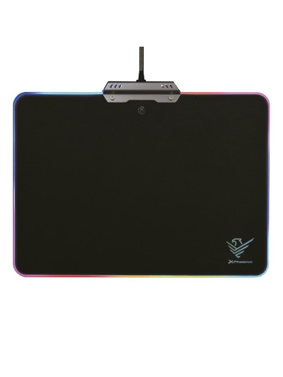 Alfombrilla gaming factor - xpad rgb negra