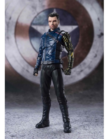 Figura tamashi nations bucky barnes figura marvel the falcon and the winter soldier s.h. figuarts
