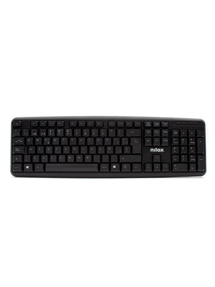 Teclado nilox usb negro Teclado nilox usb negro