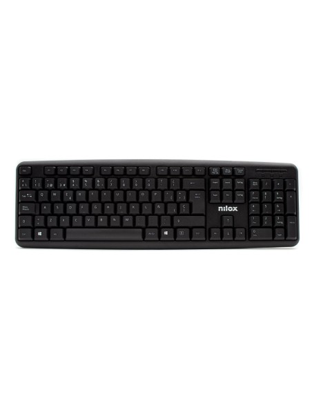 Teclado nilox usb negro