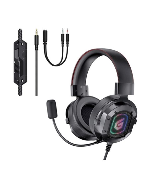 Auricular gaming conceptronic athan03b - jack 3.5mm - microsoft - rgb