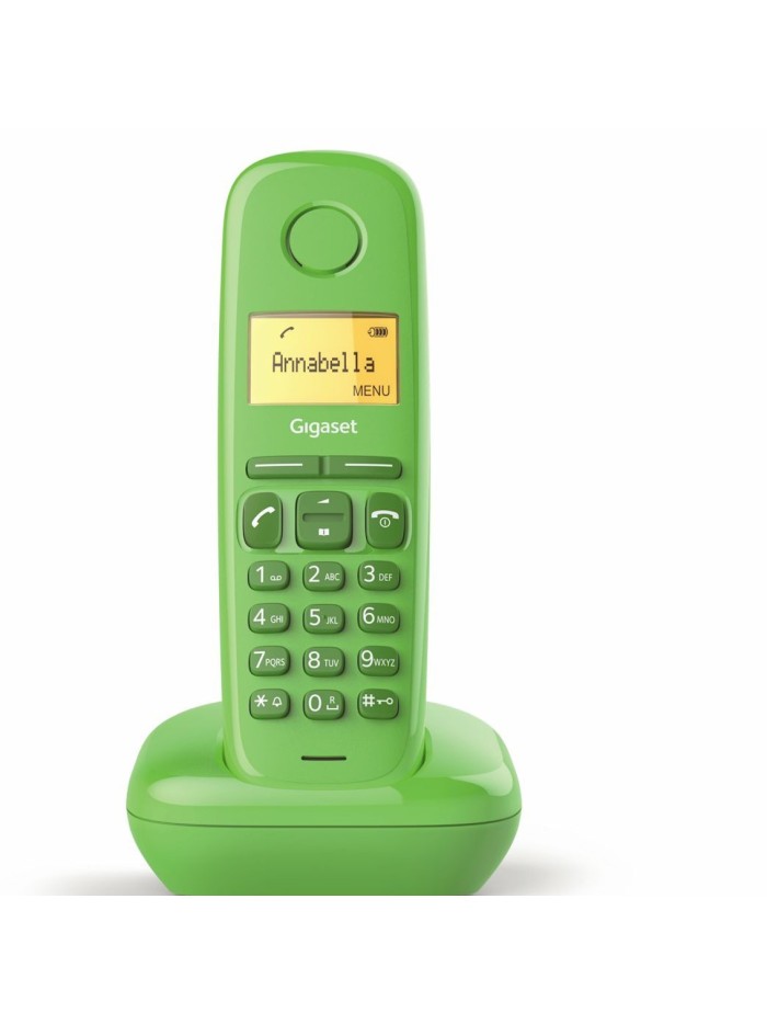 Telefono fijo inalambrico gigaset a170 verde 50 numeros agenda - 10 tonos Telefono fijo inalambrico gigaset a170 verde 50 numeros agenda - 10 tonos