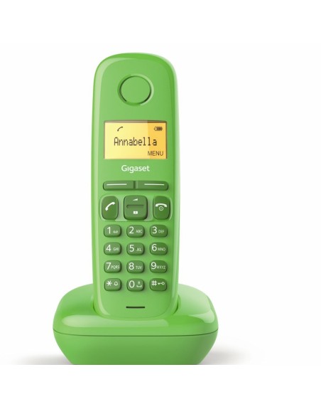 Telefono fijo inalambrico gigaset a170 verde 50 numeros agenda - 10 tonos