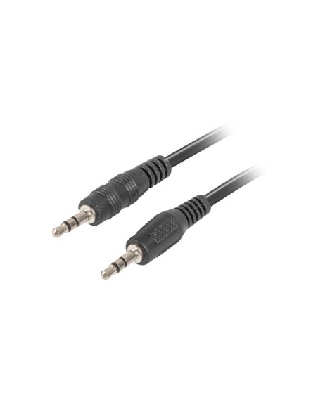 Cable estereo lanberg jack 3.5mm macho - jack 3.5mm macho 2m negro