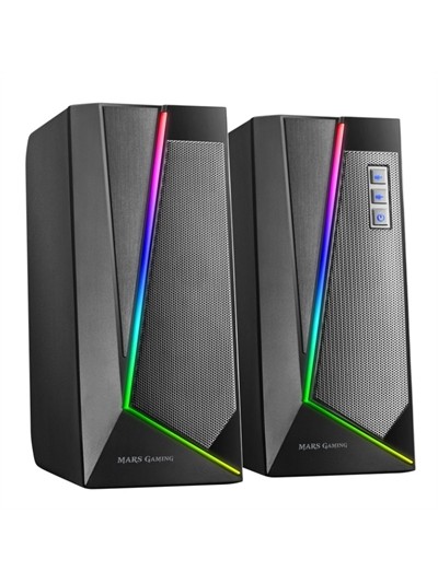 Altavoces mars gaming ms7 2.0 20w bluetooth 5.0 rgb