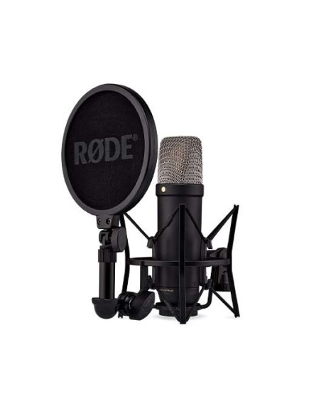 Microfono estudio rode nt1 5th gen black usb - c - xlr - jfet - capsula 1 - side - negro