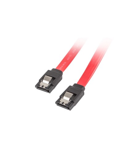 Cable sata iii lanberg 6gb - s hembra hembra clip metal 0.5m