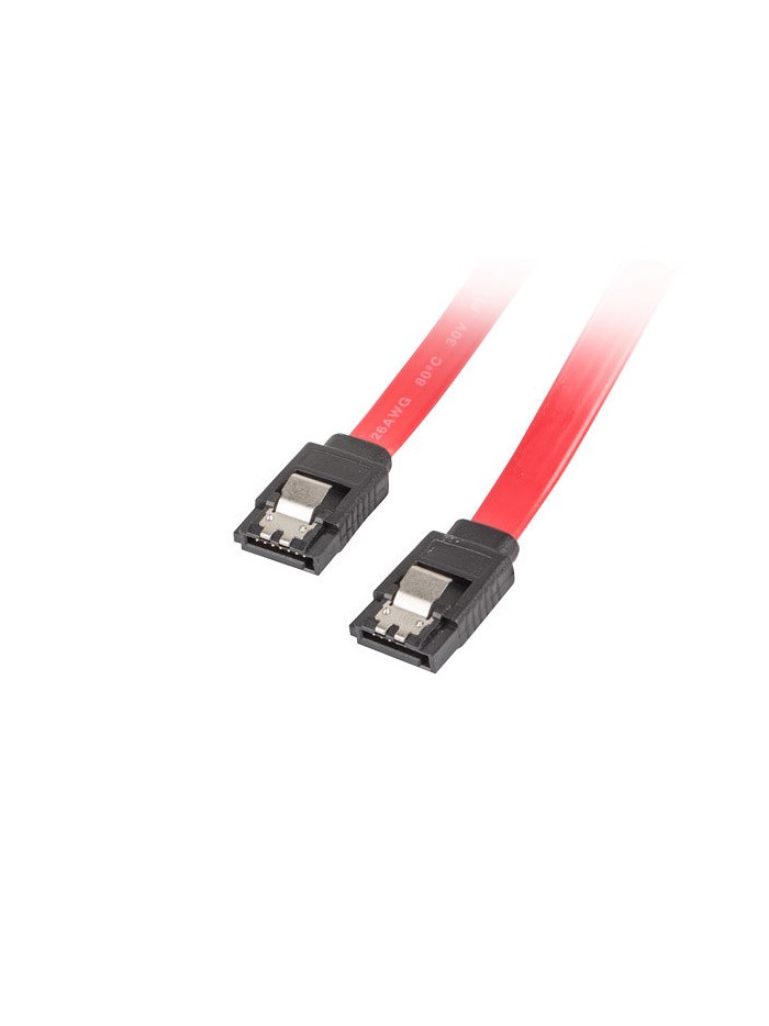 Cable sata iii lanberg 6gb - s hembra hembra clip metal 0.5m Cable sata iii lanberg 6gb - s hembra hembra clip metal 0.5m