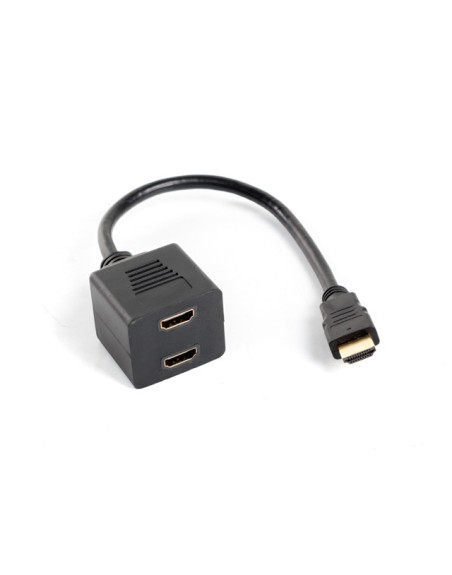 Adaptador lanberg hdmi macho - hdmi hembra x2 splitter 20cm