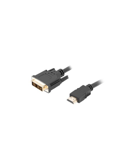 Cable hdmi lanberg macho - dvi - d 18+1 macho single link 1.8m negro