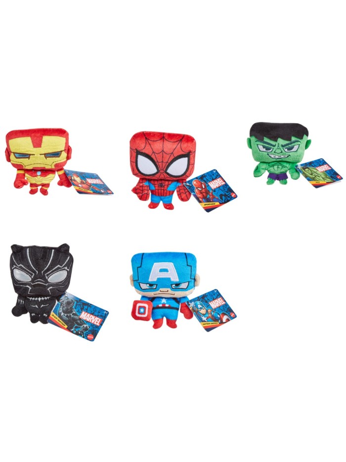 Surtido peluches mattel marvel 20 cm 16 unidades Surtido peluches mattel marvel 20 cm 16 unidades